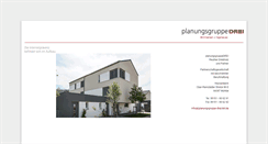Desktop Screenshot of planungsgruppe-drei.de